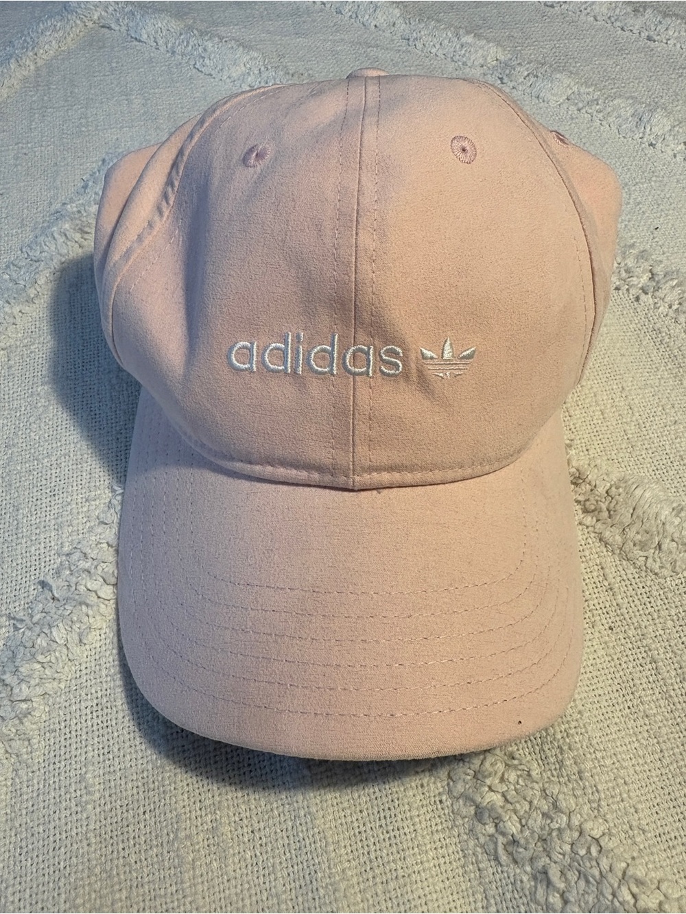 adidas Pink Unisex Twill Dad Hat with Embroidered Logo